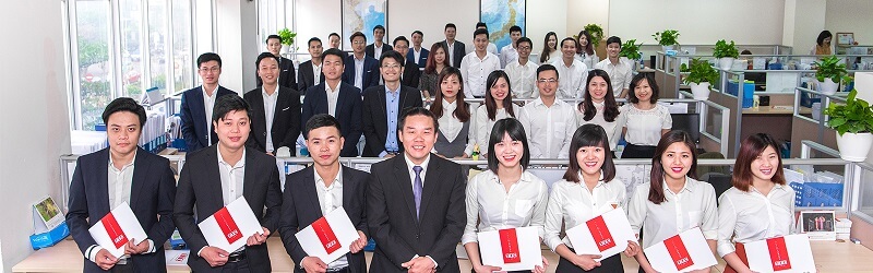 Cán bộ nhân viên công ty nhân lực TTC Việt Nam